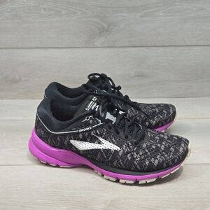 Brooks Women's Launch 5 Black&Purple Running Shoes Athletic Sneakers Sz 8.5